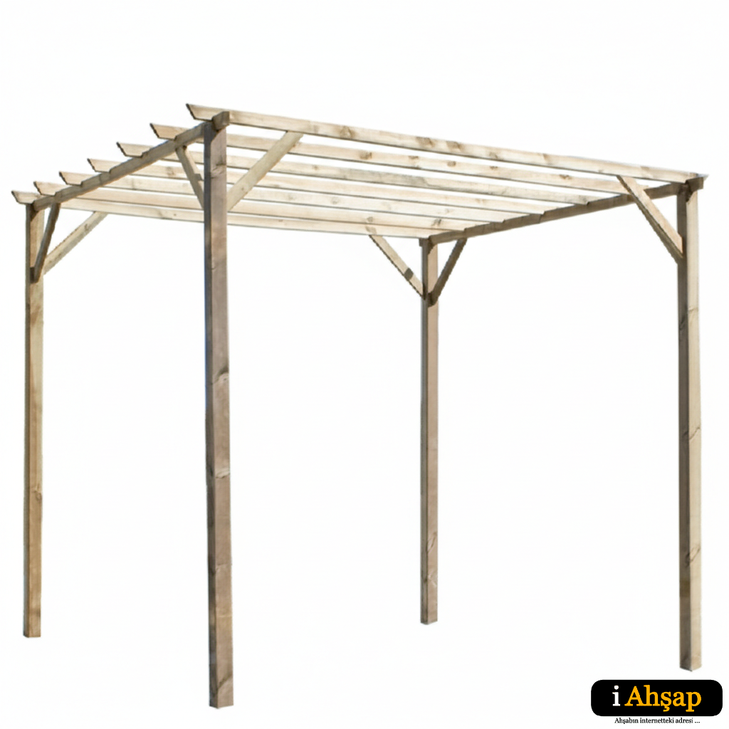f226cb_30b9bfcdb65c429bb8bcbe69045520b3mv2.png iAhşap Veranda Ahşap Pergole Veranda Gölgelik Kamelya p11 | 3x3 Metre - Görsel 3