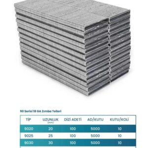 Havalı Zımba Teli 90 Serisi (Akdeniz)-(90x20)-(90x25)-(90x30)-(90x35)-(90x400)